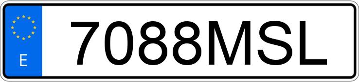 Numer rejestracyjny 7088MSL posiada PORSCHE 911 Numer rejestracyjny 7088MSL posiada PORSCHE 911