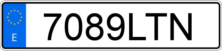 Numer rejestracyjny 7089LTN posiada VOLKSWAGEN GOLF Numer rejestracyjny 7089LTN posiada VOLKSWAGEN GOLF