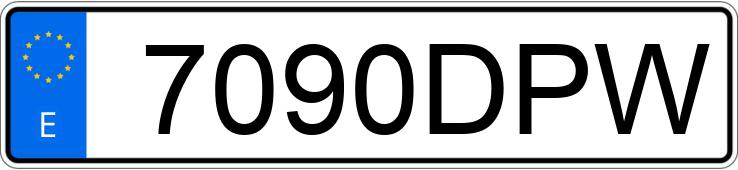 Numer rejestracyjny 7090DPW posiada OPEL ASTRA