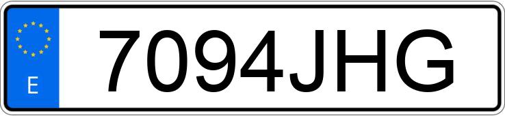 Numer rejestracyjny 7094JHG posiada FORD KA