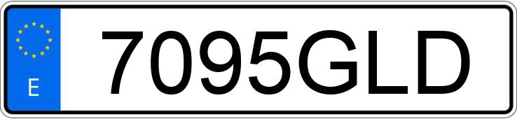 Numer rejestracyjny 7095GLD posiada OPEL CORSA