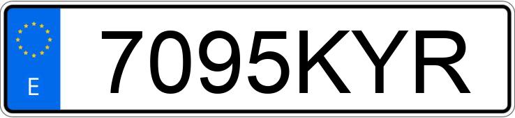 Numer rejestracyjny 7095KYR posiada BMW SERIE 3 Numer rejestracyjny 7095KYR posiada BMW SERIE 3