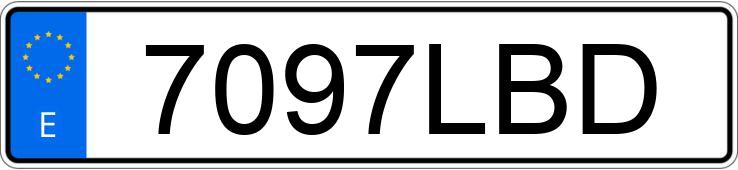 Numer rejestracyjny 7097LBD posiada PORSCHE MACAN