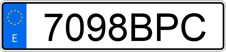 Numer rejestracyjny 7098BPC posiada SEAT TOLEDO