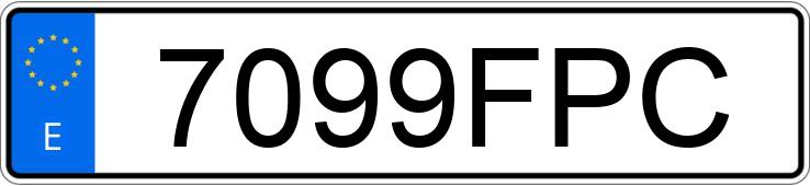 Numer rejestracyjny 7099FPC posiada BMW SERIE 5