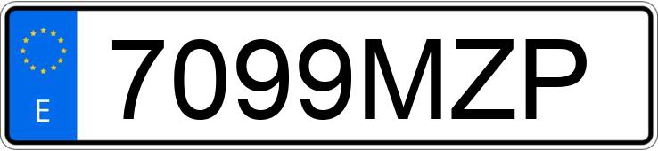 Numer rejestracyjny 7099MZP posiada DACIA SANDERO