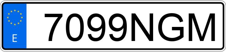 Numer rejestracyjny 7099NGM posiada FORD PUMA