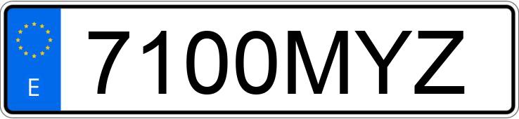 Numer rejestracyjny 7100MYZ posiada KIA SPORTAGE Numer rejestracyjny 7100MYZ posiada KIA SPORTAGE