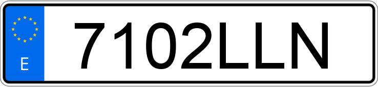 Numer rejestracyjny 7102LLN posiada UM XTREET Numer rejestracyjny 7102LLN posiada UM XTREET