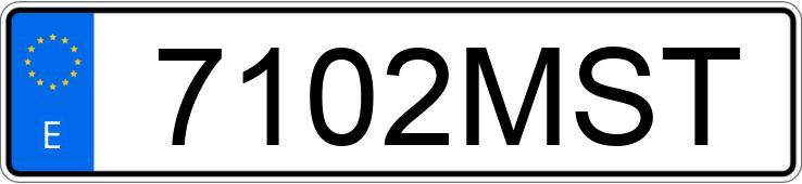 Numer rejestracyjny 7102MST posiada CUPRA FORMENTOR