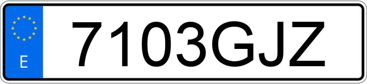 Numer rejestracyjny 7103GJZ posiada SEAT ALTEA XL