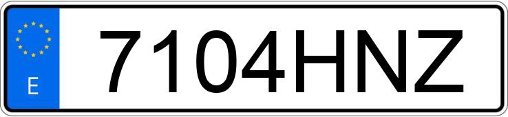 Numer rejestracyjny 7104HNZ posiada VOLKSWAGEN TOURAN Numer rejestracyjny 7104HNZ posiada VOLKSWAGEN TOURAN