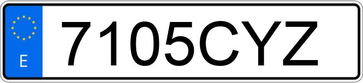 Numer rejestracyjny 7105CYZ posiada AUDI A4 Numer rejestracyjny 7105CYZ posiada AUDI A4
