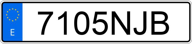 Numer rejestracyjny 7105NJB posiada BMW SERIE 1 Numer rejestracyjny 7105NJB posiada BMW SERIE 1