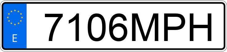 Numer rejestracyjny 7106MPH posiada SKODA KAROQ