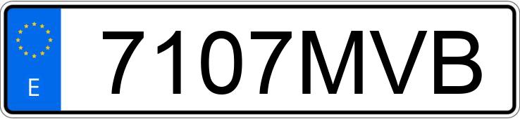 Numer rejestracyjny 7107MVB posiada MERCEDES CLA (118)