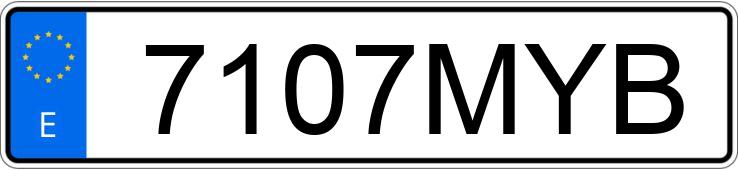 Numer rejestracyjny 7107MYB posiada FORD TRANSIT COURIER Numer rejestracyjny 7107MYB posiada FORD TRANSIT COURIER