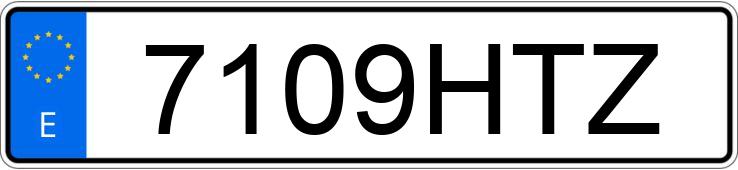 Numer rejestracyjny 7109HTZ posiada CHEVROLET-GM TRAX