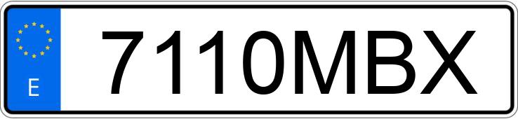 Numer rejestracyjny 7110MBX posiada TOYOTA YARIS CROSS