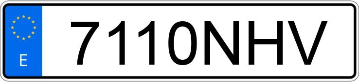 Numer rejestracyjny 7110NHV posiada MERCEDES B (245)