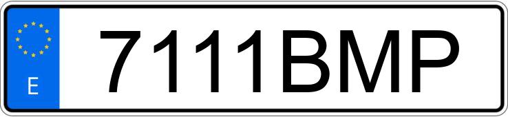 Numer rejestracyjny 7111BMP posiada AUDI A4