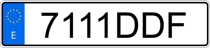 Numer rejestracyjny 7111DDF posiada SAAB 9-3