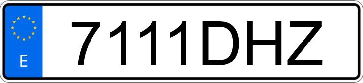 Numer rejestracyjny 7111DHZ posiada BMW SERIE 3