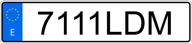 Numer rejestracyjny 7111LDM posiada AUDI Q2