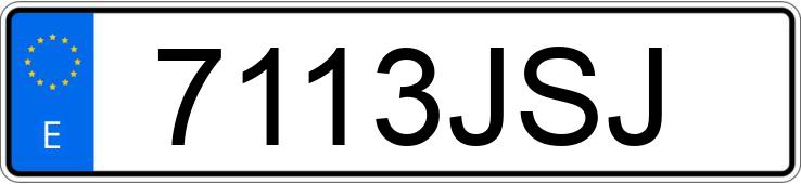 Numer rejestracyjny 7113JSJ posiada PEUGEOT PARTNER Numer rejestracyjny 7113JSJ posiada PEUGEOT PARTNER