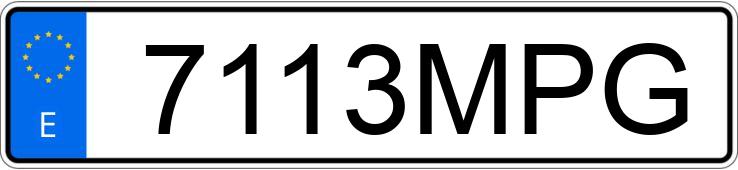 Numer rejestracyjny 7113MPG posiada SEAT ARONA