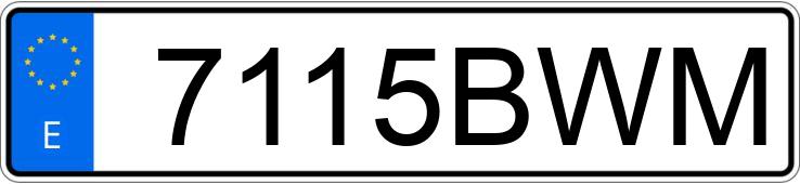Numer rejestracyjny 7115BWM posiada OPEL ASTRA
