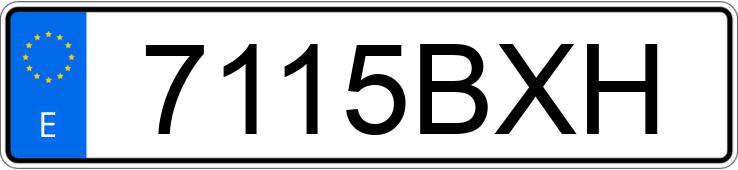 Numer rejestracyjny 7115BXH posiada PEUGEOT 206 Numer rejestracyjny 7115BXH posiada PEUGEOT 206