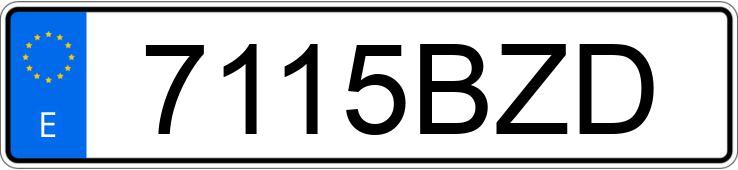 Numer rejestracyjny 7115BZD posiada SEAT CORDOBA