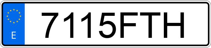 Numer rejestracyjny 7115FTH posiada KTM EXC 300