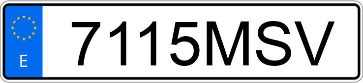Numer rejestracyjny 7115MSV posiada BMW X1