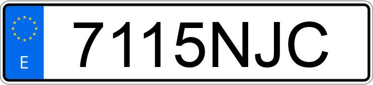 Numer rejestracyjny 7115NJC posiada OPEL COMBO Numer rejestracyjny 7115NJC posiada OPEL COMBO