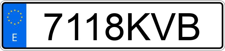 Numer rejestracyjny 7118KVB posiada FIAT 500 Numer rejestracyjny 7118KVB posiada FIAT 500