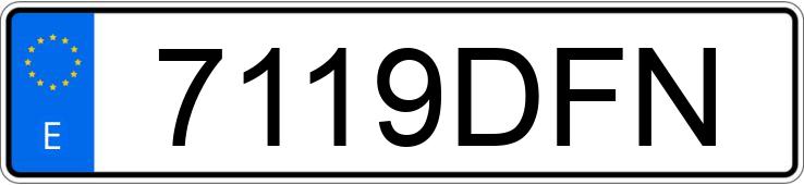 Numer rejestracyjny 7119DFN posiada MERCEDES C (203) Numer rejestracyjny 7119DFN posiada MERCEDES C (203)