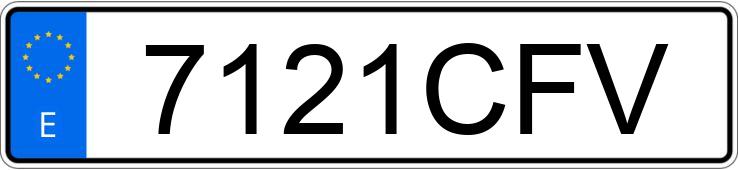 Numer rejestracyjny 7121CFV posiada SEAT TOLEDO Numer rejestracyjny 7121CFV posiada SEAT TOLEDO