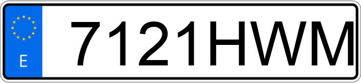 Numer rejestracyjny 7121HWM posiada KAWASAKI Z 750 Numer rejestracyjny 7121HWM posiada KAWASAKI Z 750