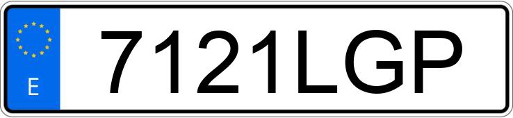 Registreringsnumret 7121LGP har MERCEDES A (177)