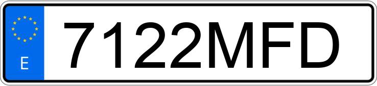 Numer rejestracyjny 7122MFD posiada PORSCHE MACAN Numer rejestracyjny 7122MFD posiada PORSCHE MACAN