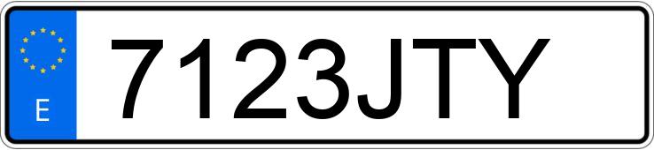 Numer rejestracyjny 7123JTY posiada FORD FOCUS Numer rejestracyjny 7123JTY posiada FORD FOCUS