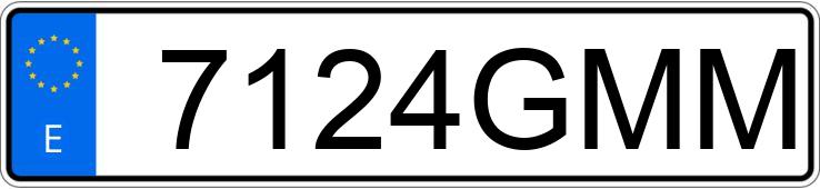 Numer rejestracyjny 7124GMM posiada OPEL CORSA