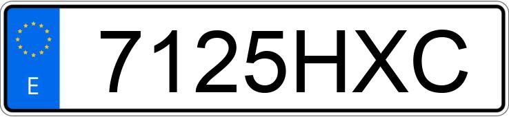 Numer rejestracyjny 7125HXC posiada MERCEDES GLA (156)