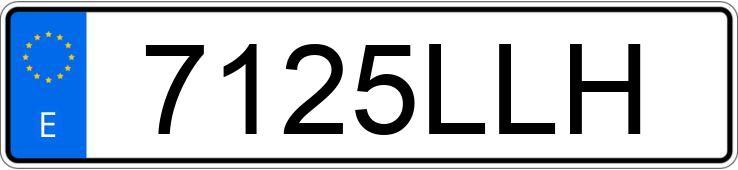 Numer rejestracyjny 7125LLH posiada VOLKSWAGEN ARTEON