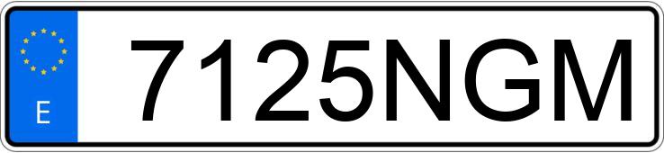 Numer rejestracyjny 7125NGM posiada CITROEN C3