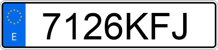 Numer rejestracyjny 7126KFJ posiada KIA RIO Numer rejestracyjny 7126KFJ posiada KIA RIO