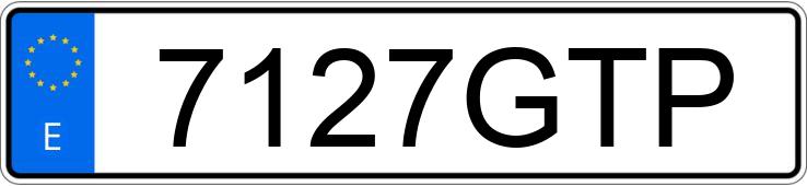 Numer rejestracyjny 7127GTP posiada PEUGEOT 5008