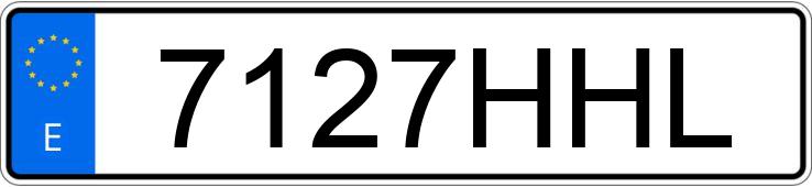 Numer rejestracyjny 7127HHL posiada CHEVROLET-GM CAPTIVA